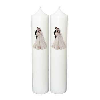 Set Lumanari Nunta Personalizate, model NP01