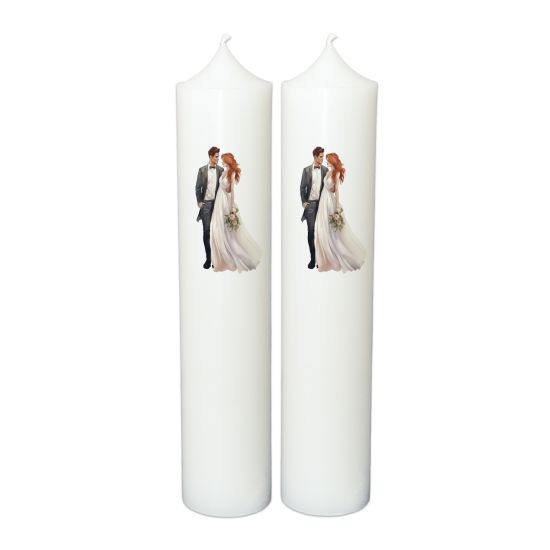 Set Lumanari Nunta Personalizate, model NP030