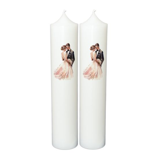 Set Lumanari Nunta Personalizate, model NP038