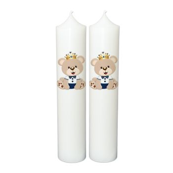 Lumanare botez personalizata, model BP 015