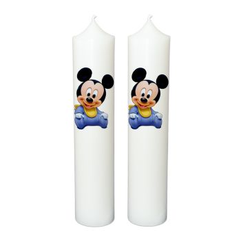 Lumanare botez personalizata, model BP 020