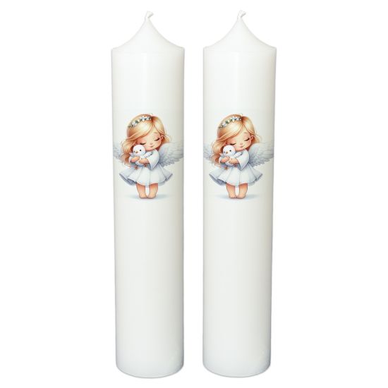 Lumanare botez personalizata, model BP 059