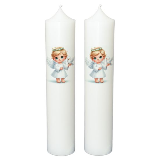 Lumanare botez personalizata, model BP 060
