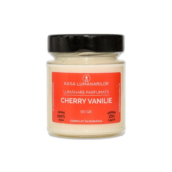 Lumanare parfumata din soia,Cherry Vanilie,cu...