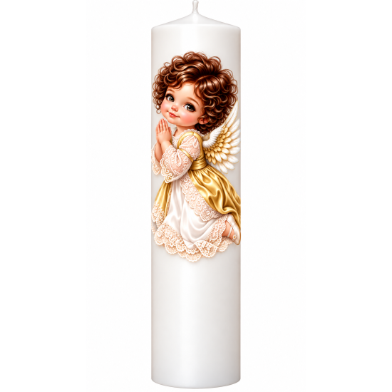 Lumanare botez personalizata, model BP 073