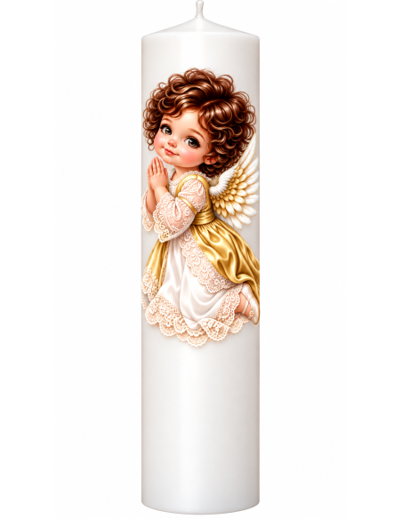 Lumanare botez personalizata, model BP 073