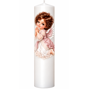 Lumanare botez personalizata, model BP 074