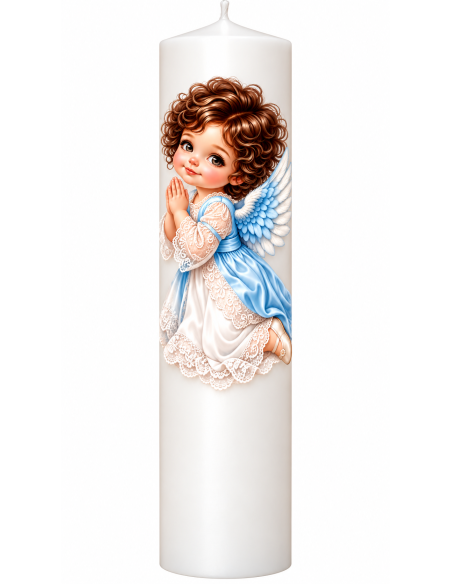 Lumanare botez personalizata, model BP 076