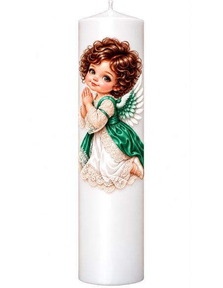 Lumanare botez personalizata, model BP 078