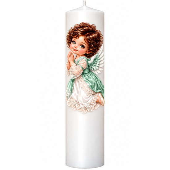 Lumanare botez personalizata, model BP 079