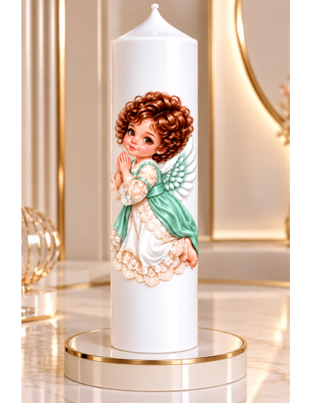 Lumanare botez personalizata, model BP 079