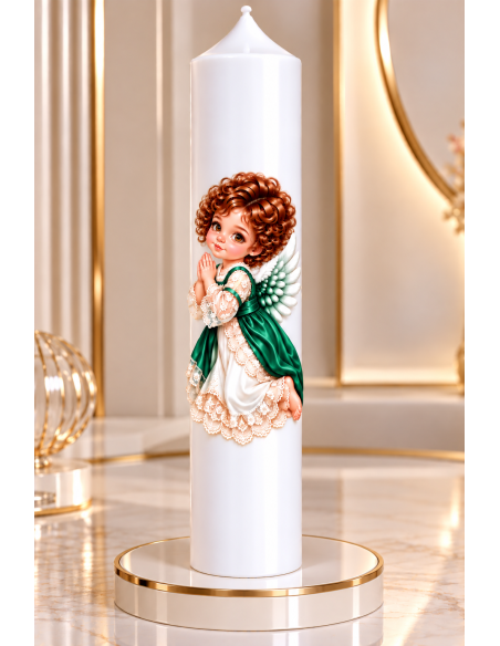 Lumanare botez personalizata, model BP 078