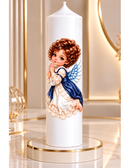 Lumanare botez personalizata, model BP 077