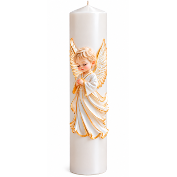 Lumanare botez personalizata, model BP 081