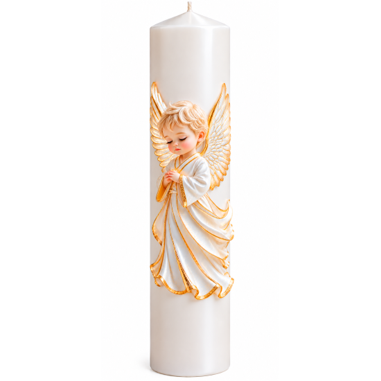 Lumanare botez personalizata, model BP 081