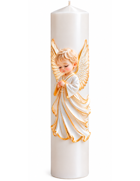 Lumanare botez personalizata, model BP 081