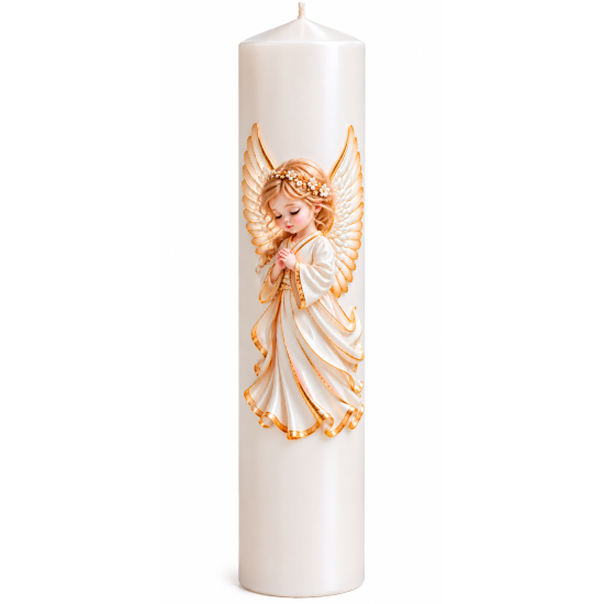 Lumanare botez personalizata, model BP 080