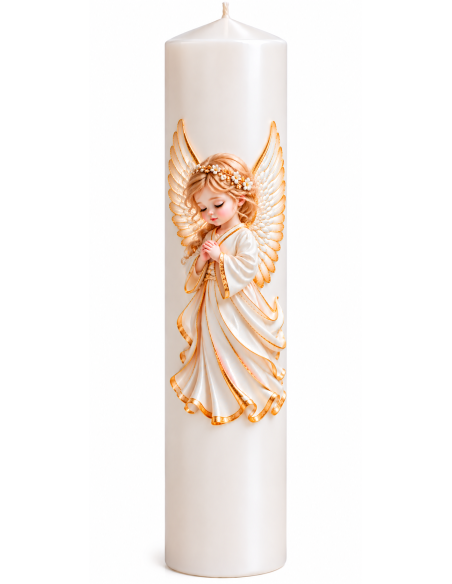 Lumanare botez personalizata, model BP 080