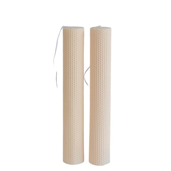 Lumanare Nunta -Botez Ceara Naturala F010 Crem